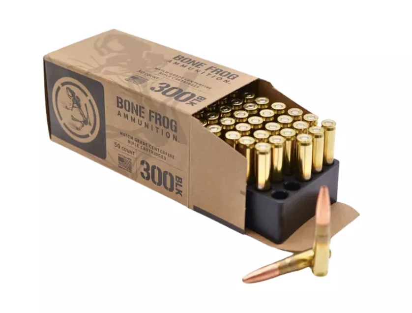 Bone Frog 300 Blackout Subsonic Ammo 200gr DI-SCHP 500rds - B300BLKSCSUB200-500