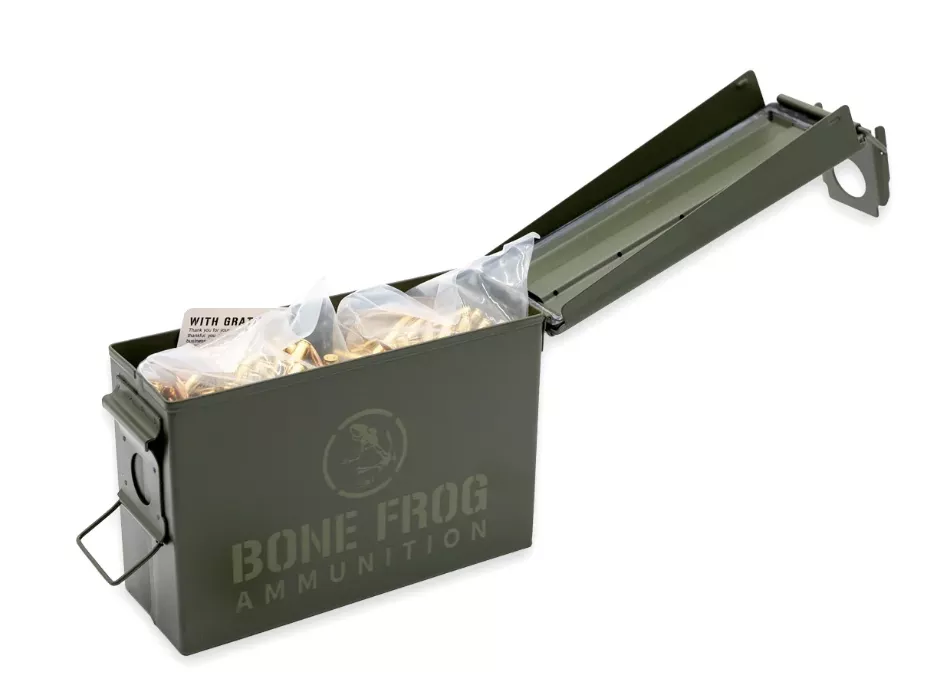 Bone Frog Ammunition 5.56x45 NATO Ammo 62gr FMJ 500rds - B556FMJ62