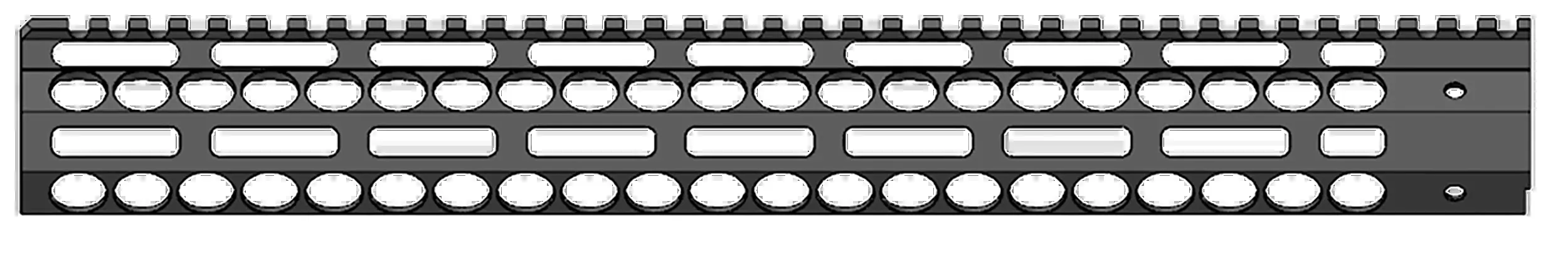 Bowden Tactical Air-Rail Standard 13 in AR-15 Handguard, 6061-T6 Aluminum, J1376013