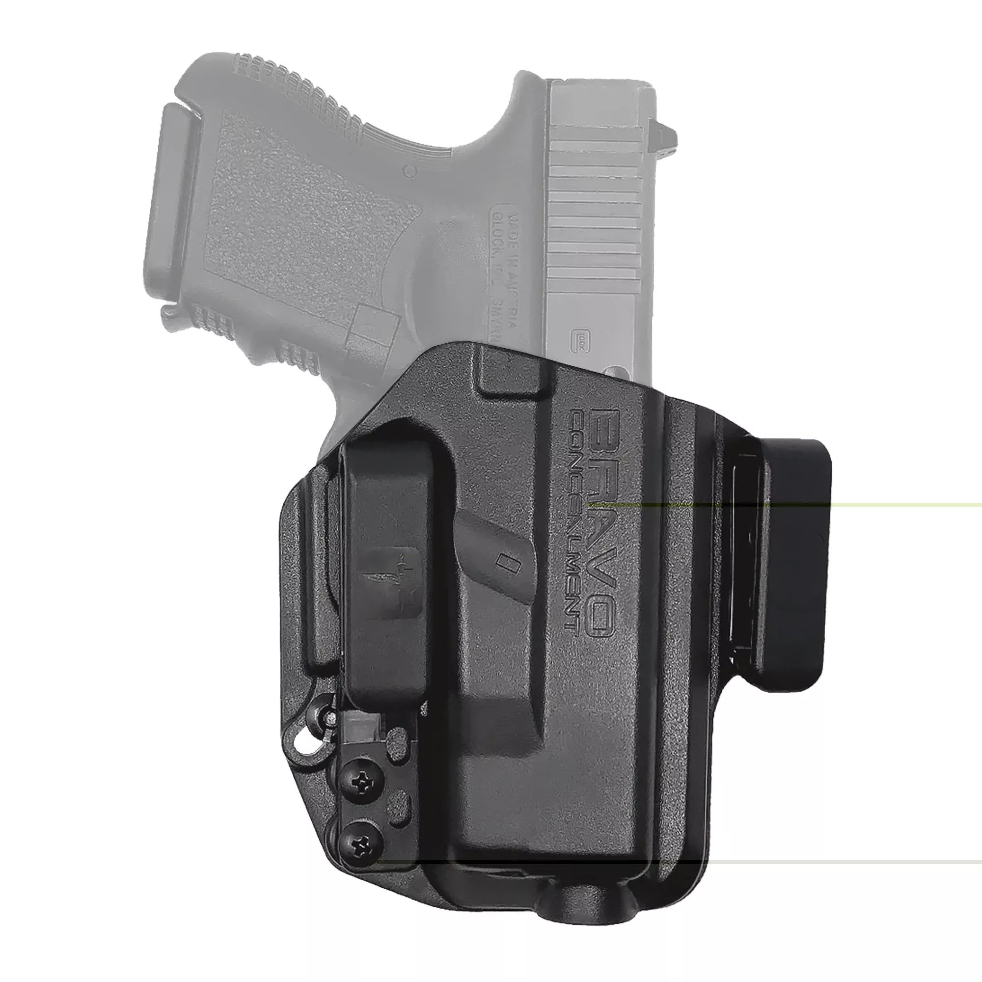 Bravo Concealment Torsion Inside-the-Waistband Holster for Glock 26, Right-Hand, Black — BC20-1003