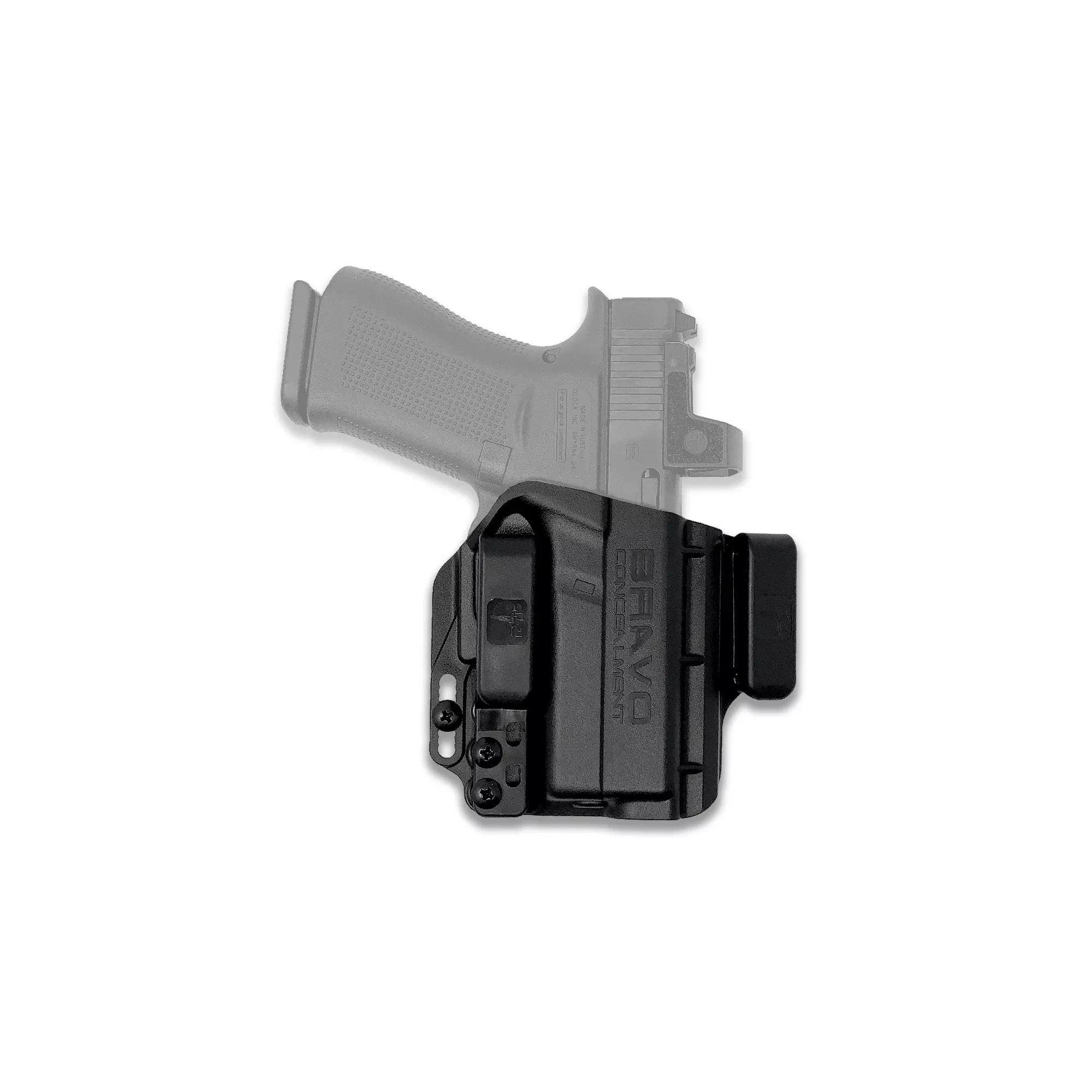 Bravo Concealment Torsion IWB Holster for Glock 43/43X/43X MOS, Right Hand, Black – BC20-1028