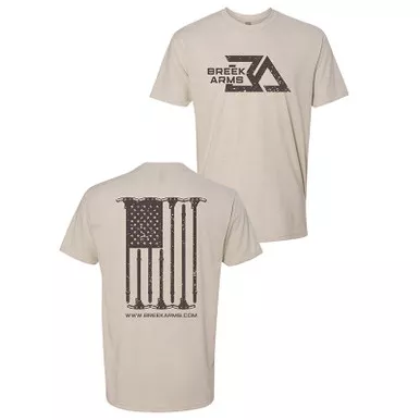 Breek Arms SAND Warhammer Flag, Next Level Tee 60% Cotton 40% polyester