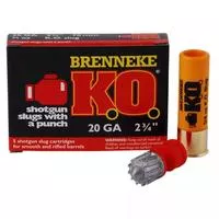 Brenneke Ko Slug 20ga 2 3/4 " 3/4oz 5rd Box
