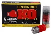 Brenneke Usa Ko 12 Gauge 2.75 " Shotgun Slug, 5/Box