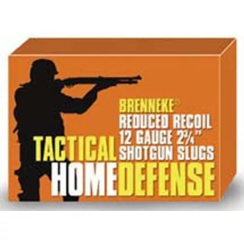 Brenneke USA Tactical Home Defense 12 Gauge 2-3/4" Reduced Recoil 1 oz Lead Slug Box of 5 SL-122THD