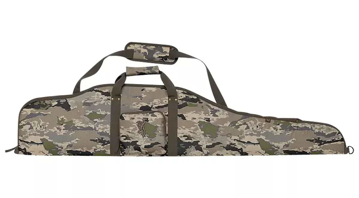 Browning 1410193452 Flexible Long Range Rifle Case Flat Dark Earth 600D Polyester Semi-Firm Foam Padding