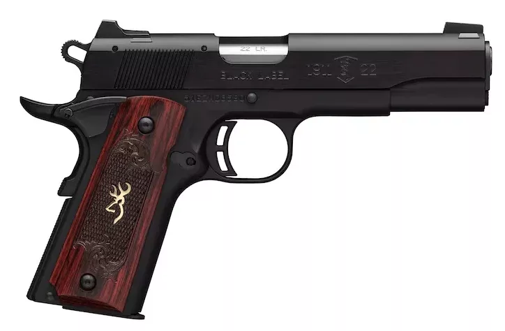 Browning 1911-22 Medallion Semi-Automatic Pistol 22 Long Rifle 4.25″ Barrel 10-Round Black