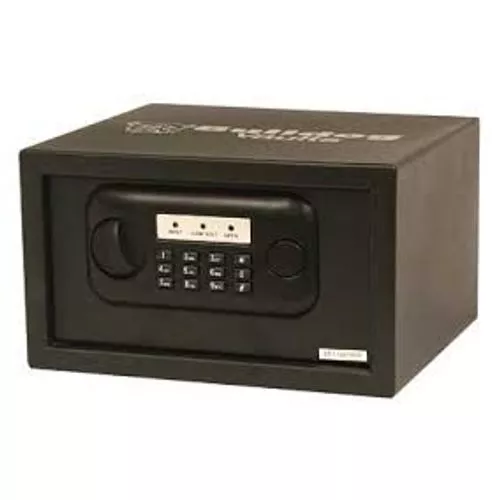 Bulldog BD1050 Digital Pistol Vault Standard Keypad/Key Entry Black Powder Coat Steel Holds 1 Handgun