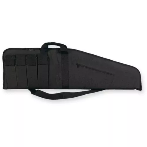 Bulldog Bd423 Extreme Tactical Rifle Case Made Of Water- Resistant Nylon With Black Finish, Tricot Lining, 4 External Velcro Magazine Pouches & Soft Padding 25 " L