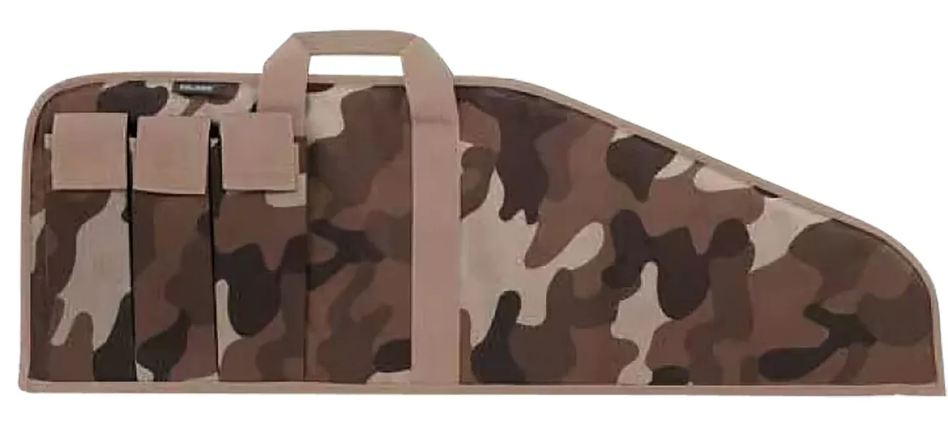 Bulldog BD49938TBC Pit Bull38" Throwback Camo Floatable Water Resistant Nylon, Tricot Lining, 3 Velcro Exterior Magazine Pouches, Soft Padding