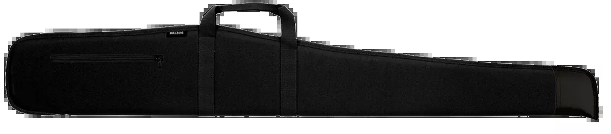 Bulldog Deluxe Shotgun Soft Case, 52-inch, Water-Resistant Nylon, Leather End Cap, Brushed Tricot Lining BD250