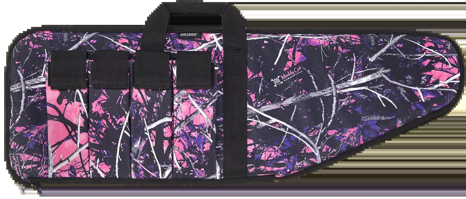Bulldog Extreme Tactical Rifle Case, 38 in, Muddy Girl Camo, Water-Resistant Nylon, MDG1038