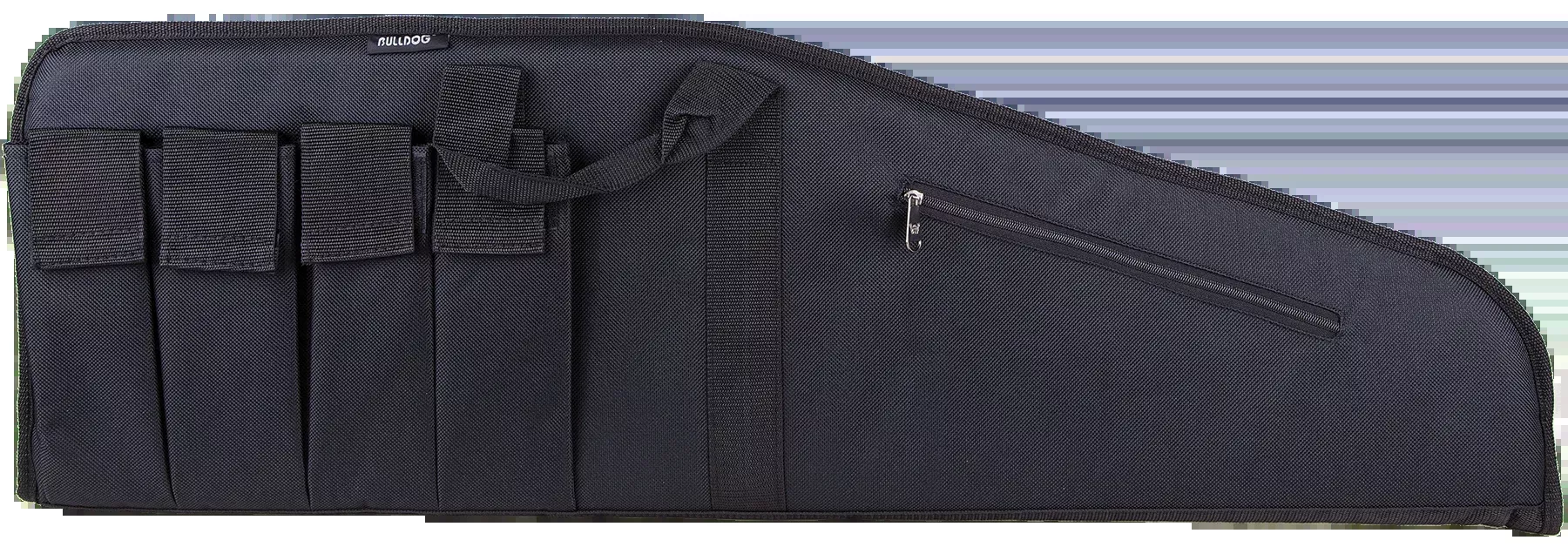 Bulldog Extreme Tactical Rifle Case 45 in, Water-Resistant Nylon, 4 Mag Pouches, Tricot Lining BD420