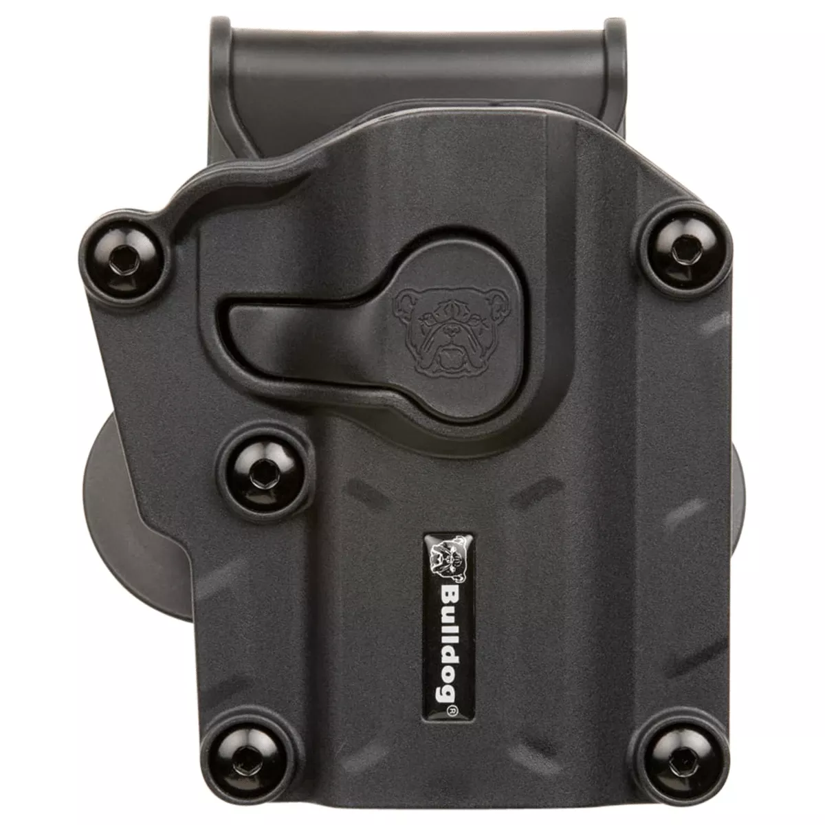 Bulldog MX001SC Max Multi Fit OWB Black Polymer Paddle Fits Sig P250/P320 Fits S&W M&P 9/40/45 Sub-Compact Right Hand