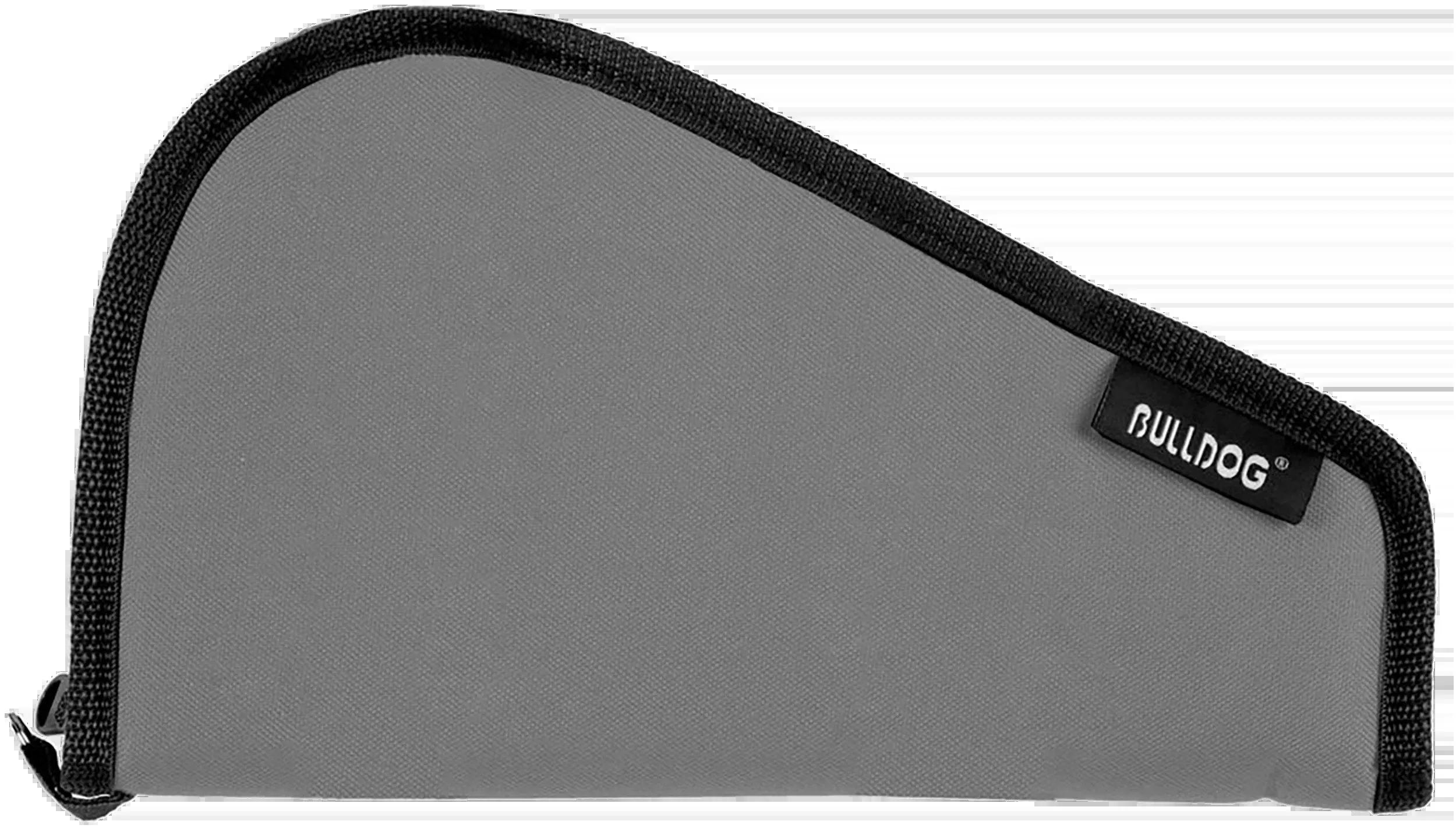 Bulldog Pistol Rug, Large Textured Gray, Water-Resistant Nylon with 1.75 in Padding BD612