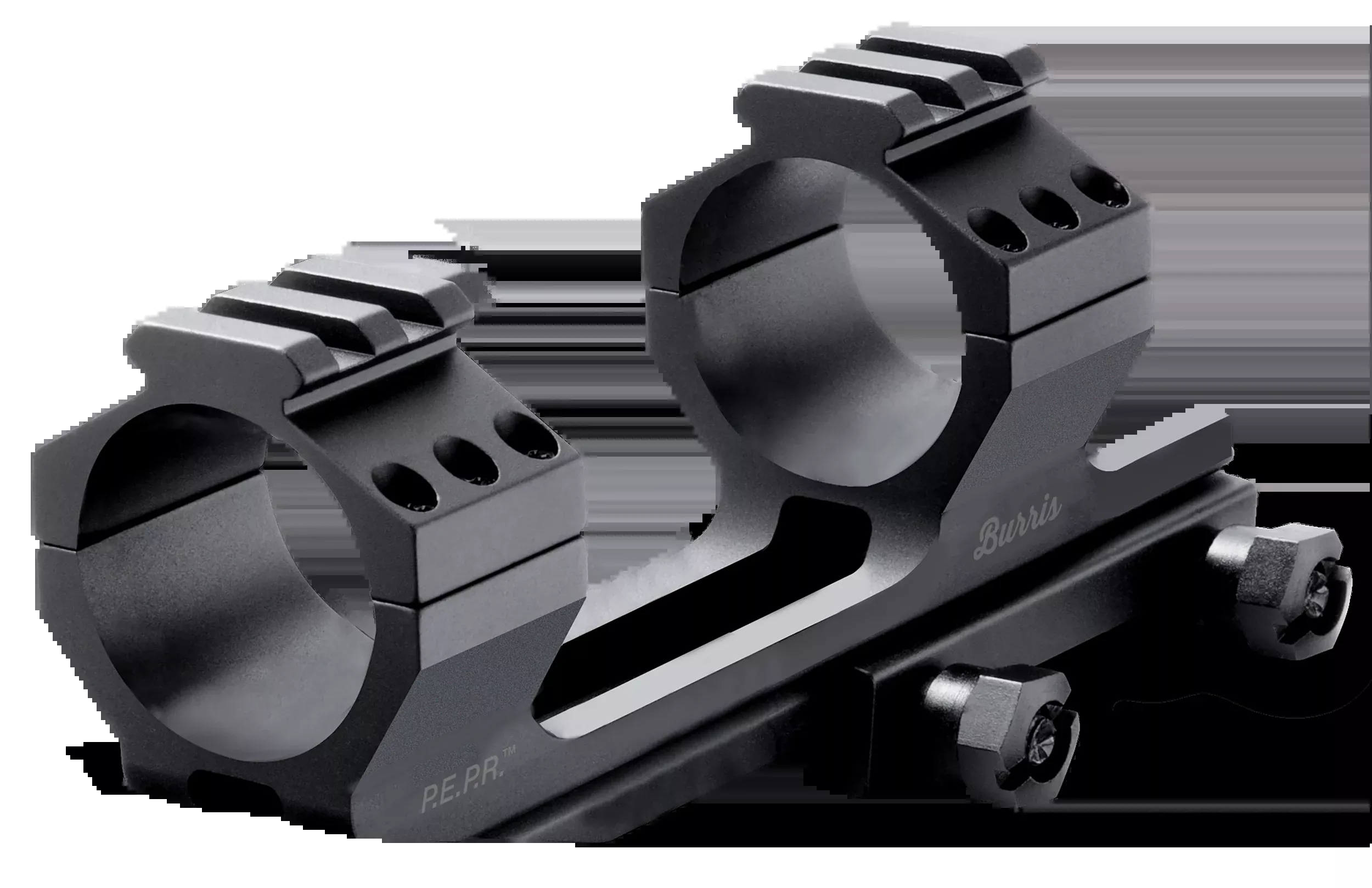 Burris AR-PEPR Scope Mount/Ring Combo for AR Rifles, 34mm Tube, 20 MOA Cant, Matte Black, 410345