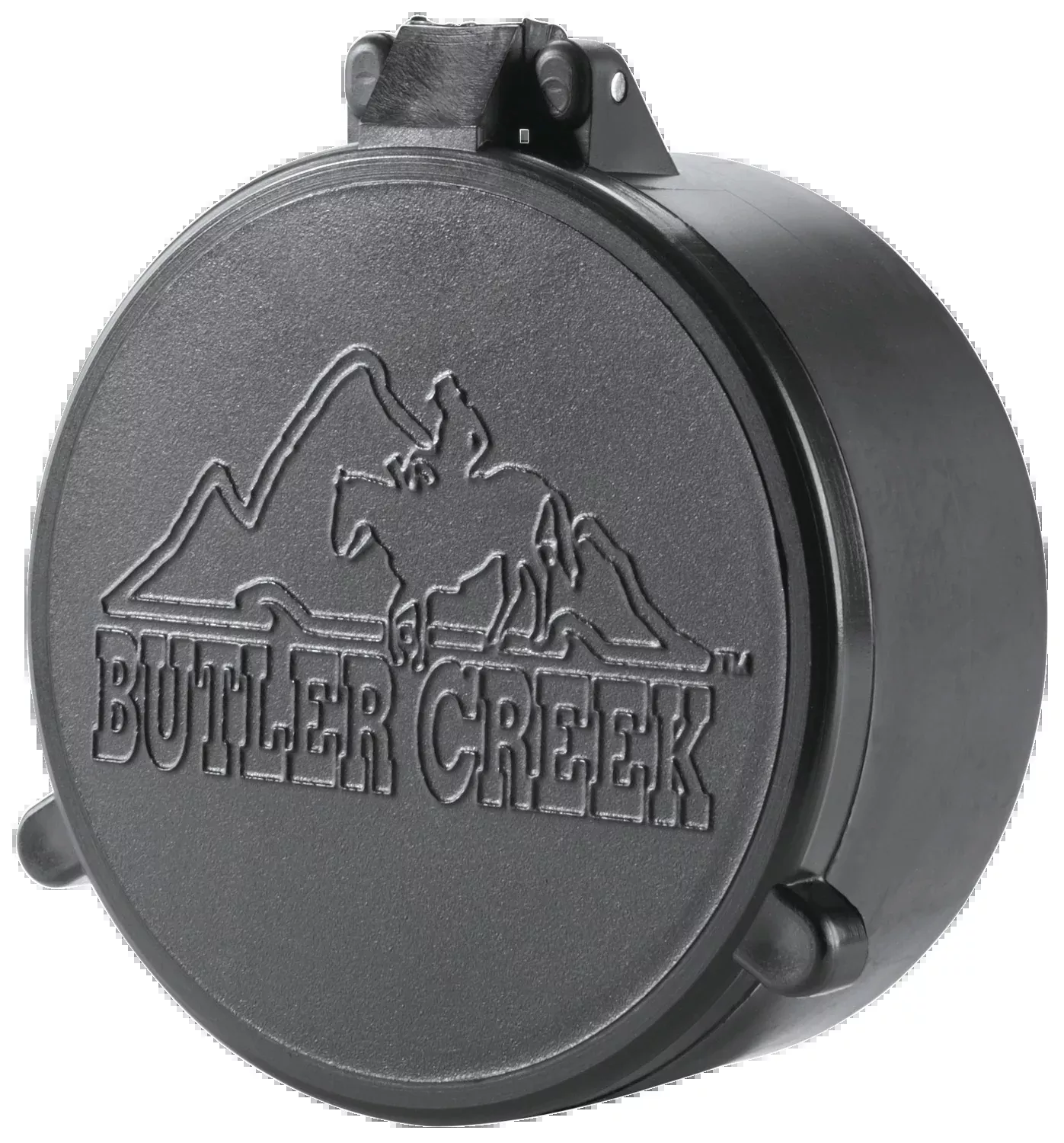 Butler Creek Flip-Open Objective Scope Cover, Size 33, Black Polymer, Fits 51.9mm Outside Diameter – 30330