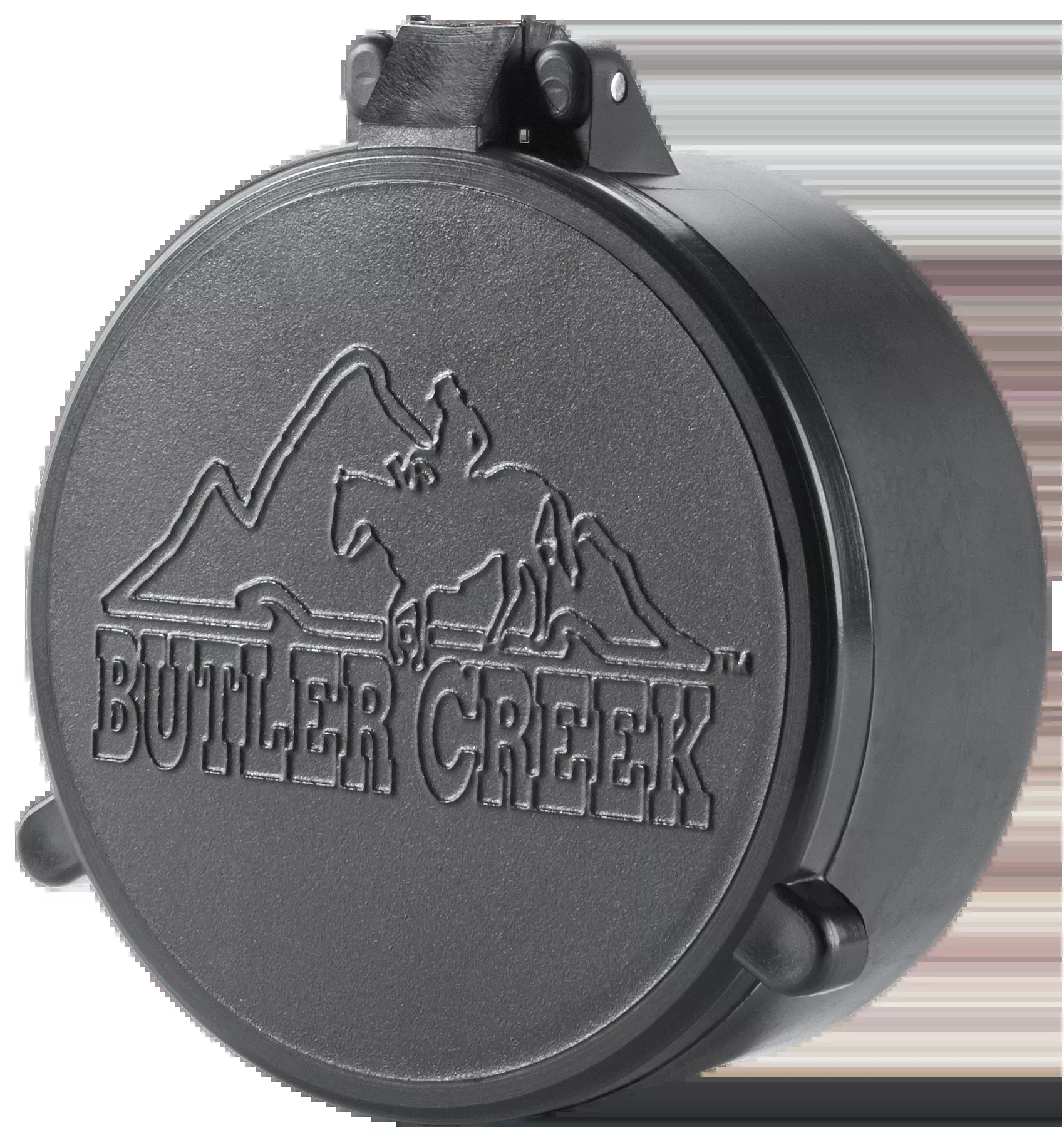 Butler Creek Flip-Open Objective Scope Cover, Size 51 (65.40 mm) Black Polymer – 30510