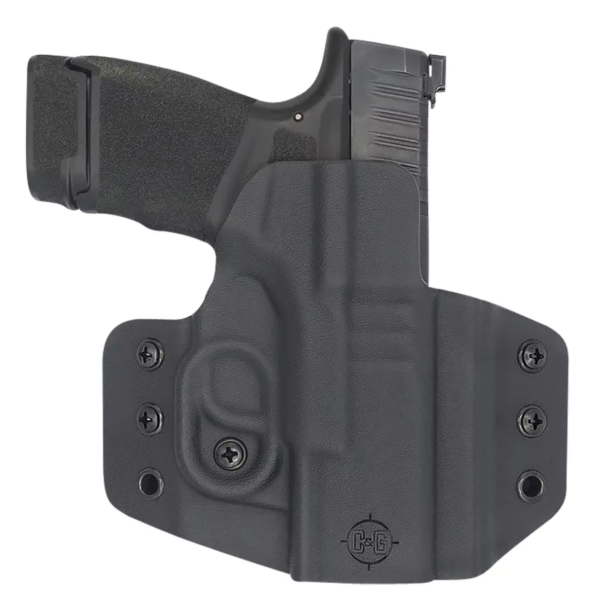 C&G Holsters 0950100 CovertOWB Black Kydex Belt Loop Fits Springfield Hellcat Right Hand