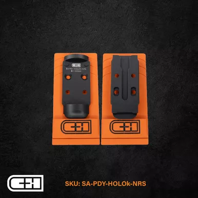 C&H Precision Springfield Armory Prodigy to Holosun 407k / 507k & C&H EDC (No Integrated Rear Sight) Adapter Plate - Black Finish, Includes Mounting Hardware