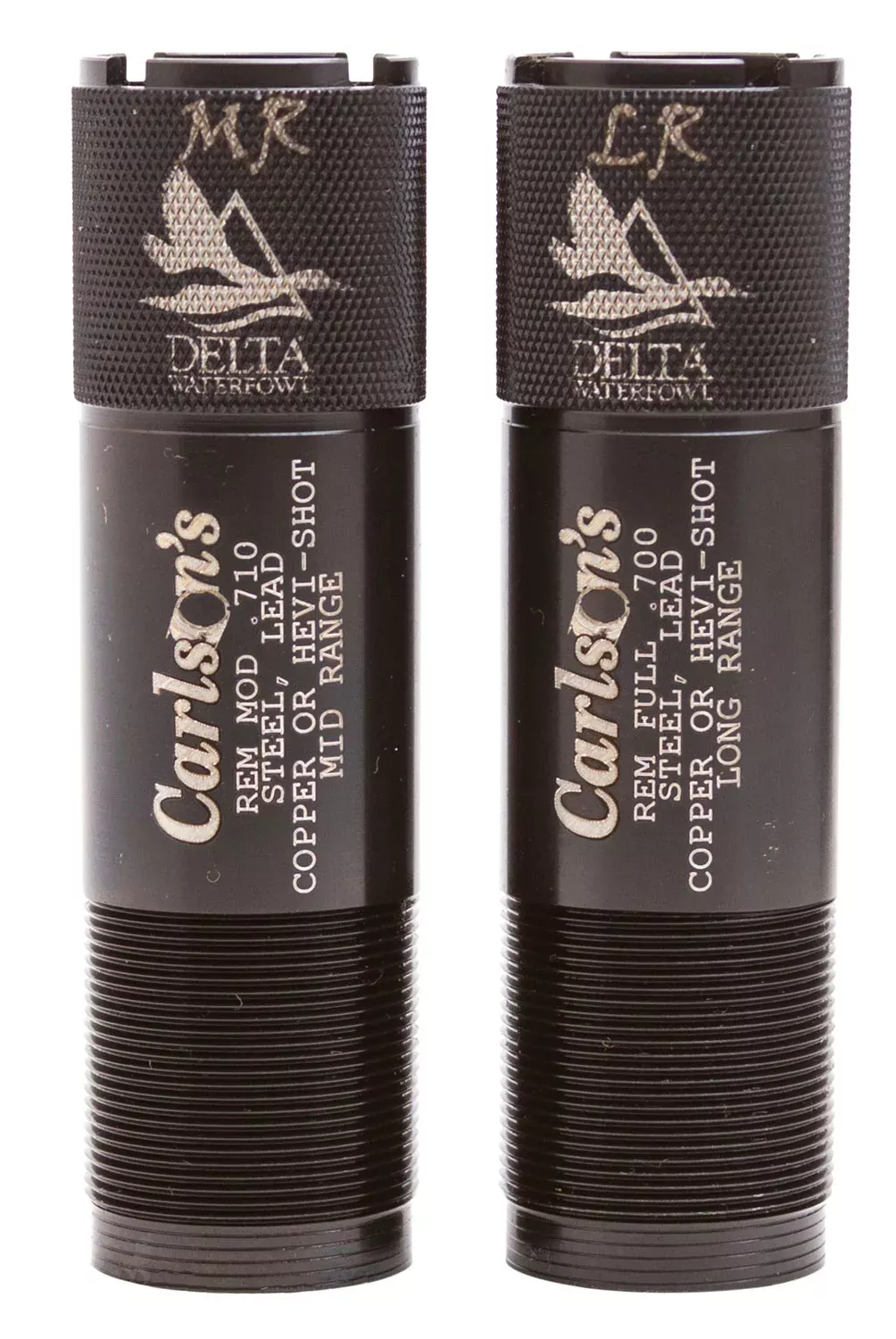 Carlson's Choke Tubes 07260 Delta WaterfowlRemington Rem Choke 12 Gauge Mid/Long Range Knurled 17-4 Stainless Steel
