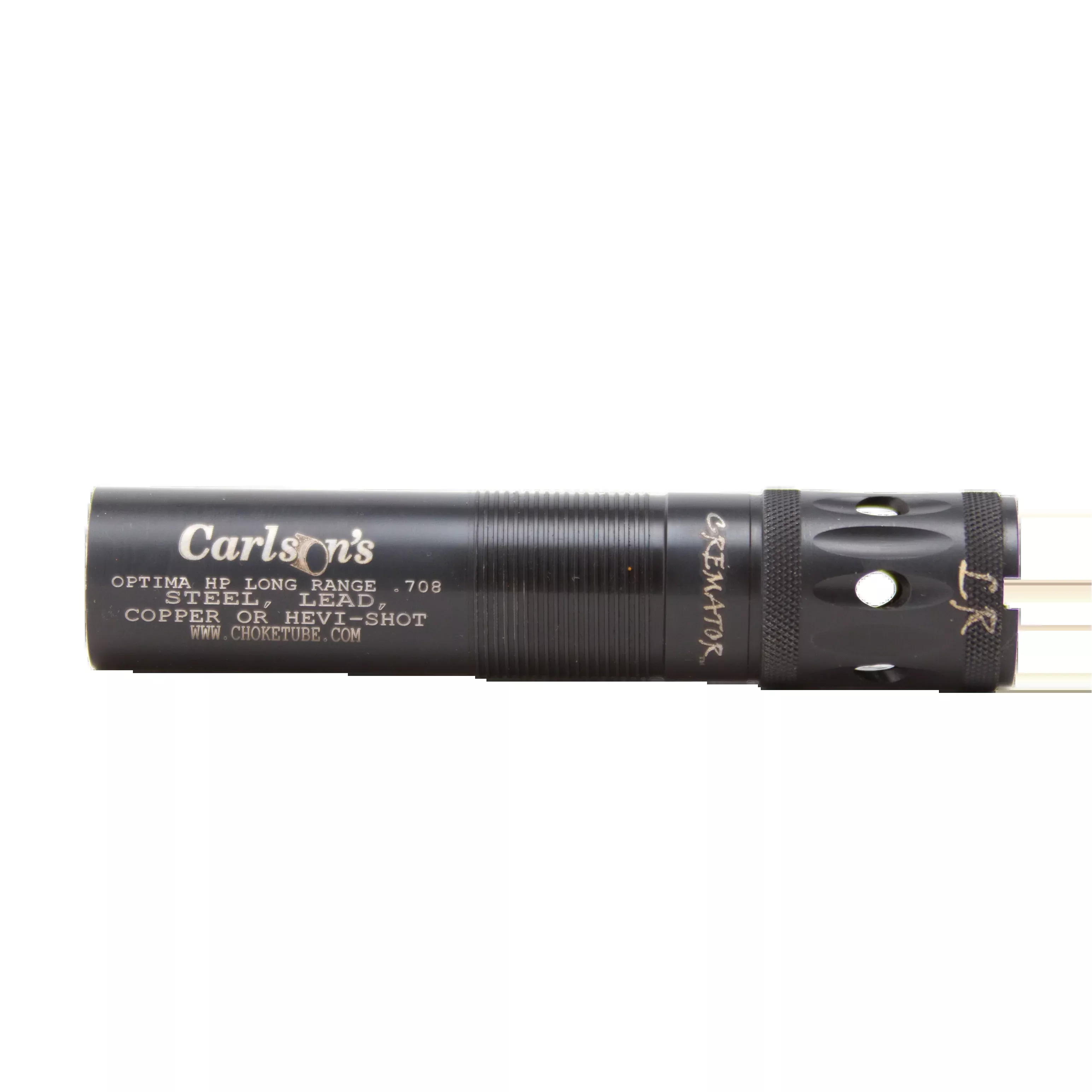 Carlson's Cremator Beretta Optima HP 12 Gauge Long Range Ported Choke Tube, 17-4 Stainless Steel, 11567