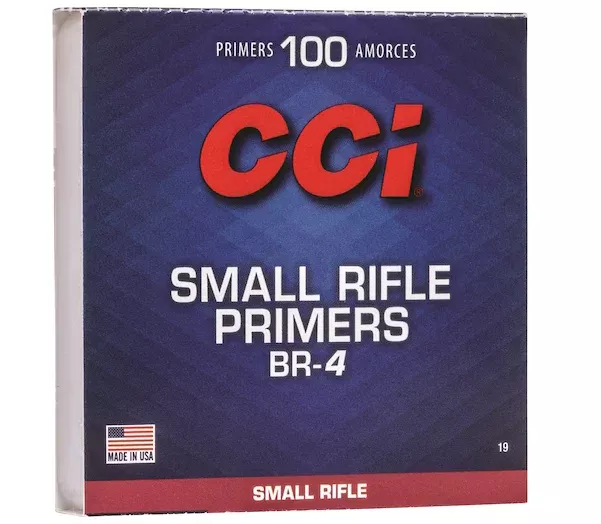 CCI Benchrest Small Rifle Primers #BR4 Box of 1000