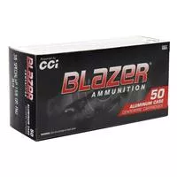 Cci Blazer .38 Special + P Ammunition 50 Rounds 158 Grain Fmj 850 Fps
