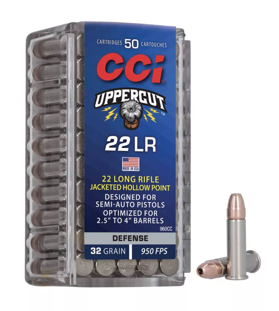 CCI Uppercut 22 LR Ammo 32gr JHP 50rds - 960CC