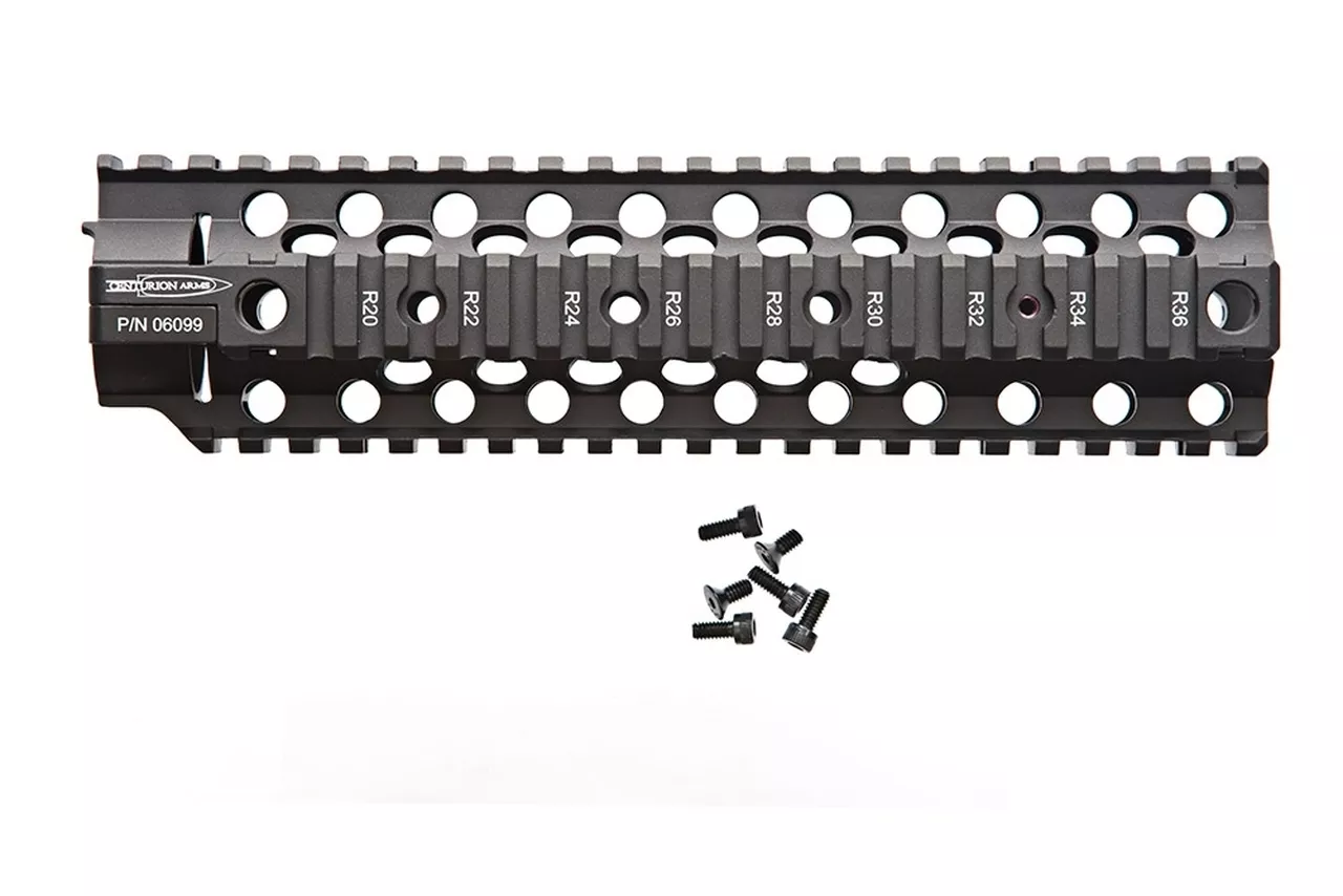 CENTURION ARMS 9.25" C4 Quad Mid Length RAIL SYSTEM Midlength AR15 2 Piece Handguard