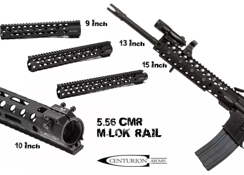 CENTURION ARMS CMR 5.56 MLOK Rail (9.5in - 15in) AR15 M16 M-LOK SYSTEM