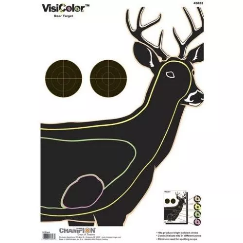 Champion Visicolor Deer Target 10 Pack