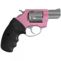 Charter Arms 53830 Undercover Lite Pink Lady 38 Special 5rd 2 " Barrel/Cylinder W/Stainless Finish, Aluminum Frame W/Pink Finish, Standard Hammer, Finger Grooved Black Rubber Grip