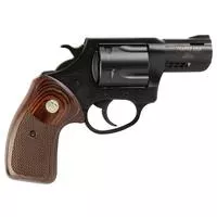 Charter Arms Mag Pug/Pit Bull, Revolver, 357 Magnum / 9mm, 2.2 " Ported Barrel, Stainless Steel Frame, Passivite Finish, Black, Walnut Grips, Fized Sights, 5 Rounds