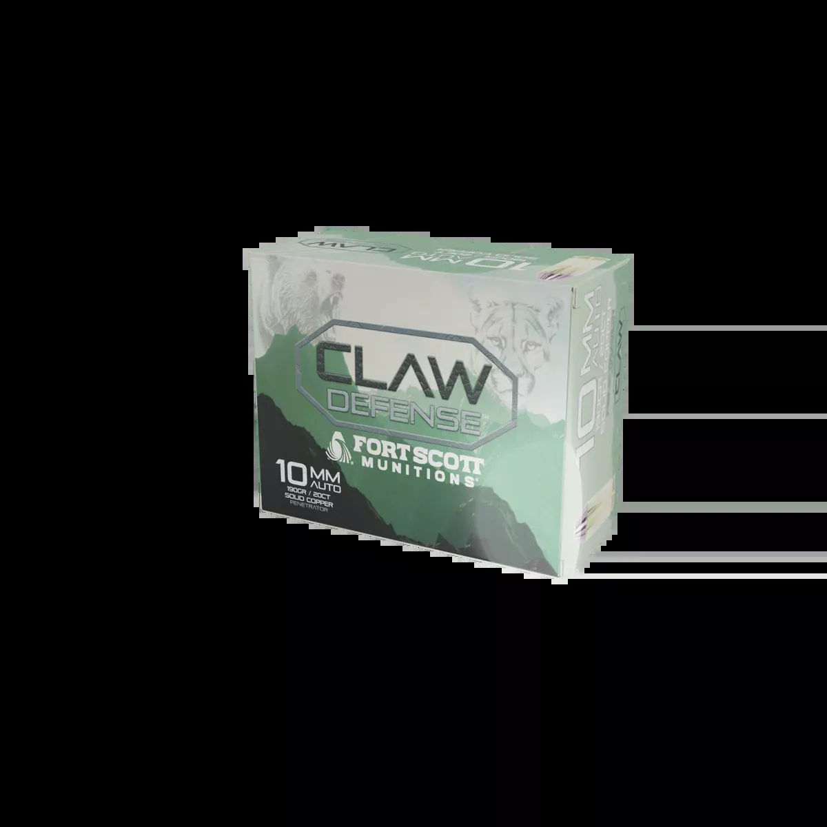 Claw Defense Ammunition 10MM 190GR