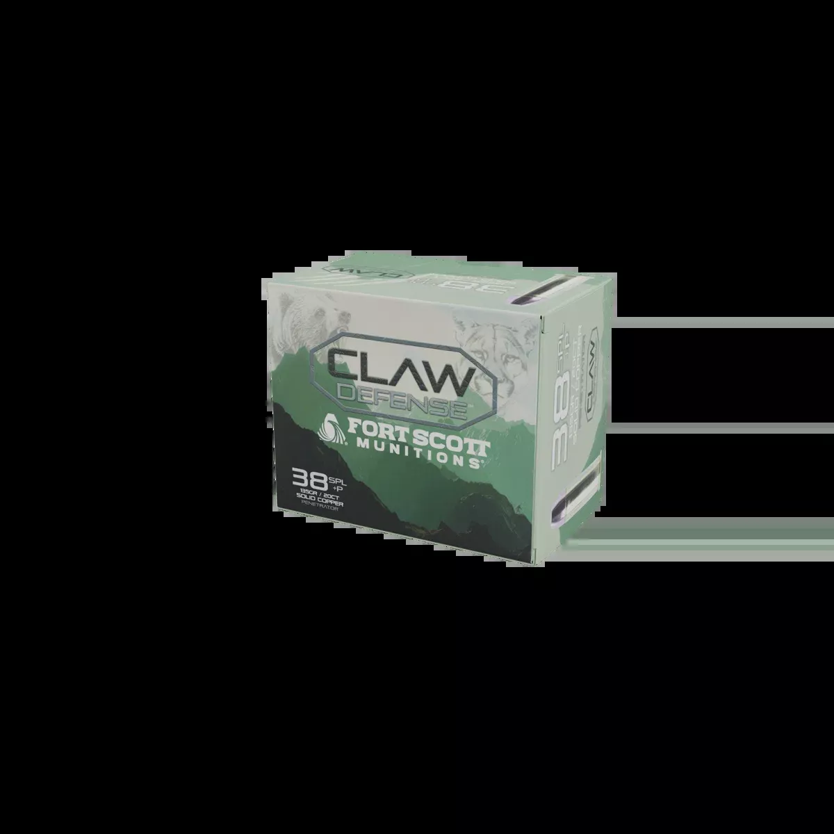 Claw Defense Ammunition 38SPL+P 135GR