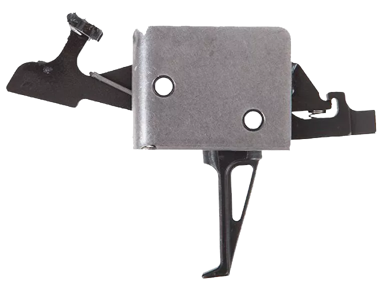 CMC Triggers 92504 Drop-InTwo-Stage Flat Trigger w/ 2 lbs Draw Weight & Black/Silver Finish