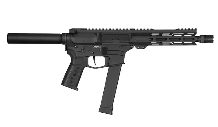 CMMG Banshee Mk10 10mm Auto Pistol 8″ Barrel 30+1 Round Black Grip Armor Black Frame