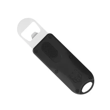 CobraTec Knives OTF Bottle Opener - Black Aluminum Handles