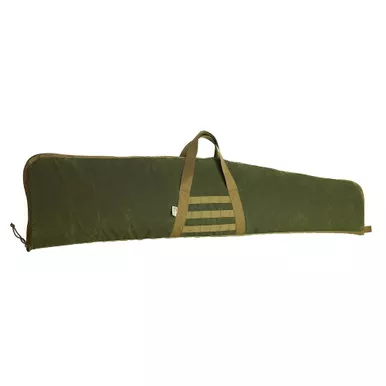 Cole-TAC Competition Rifle Case - 53"x12"x2.5", Green and Coyote Brown Waxed Canvas