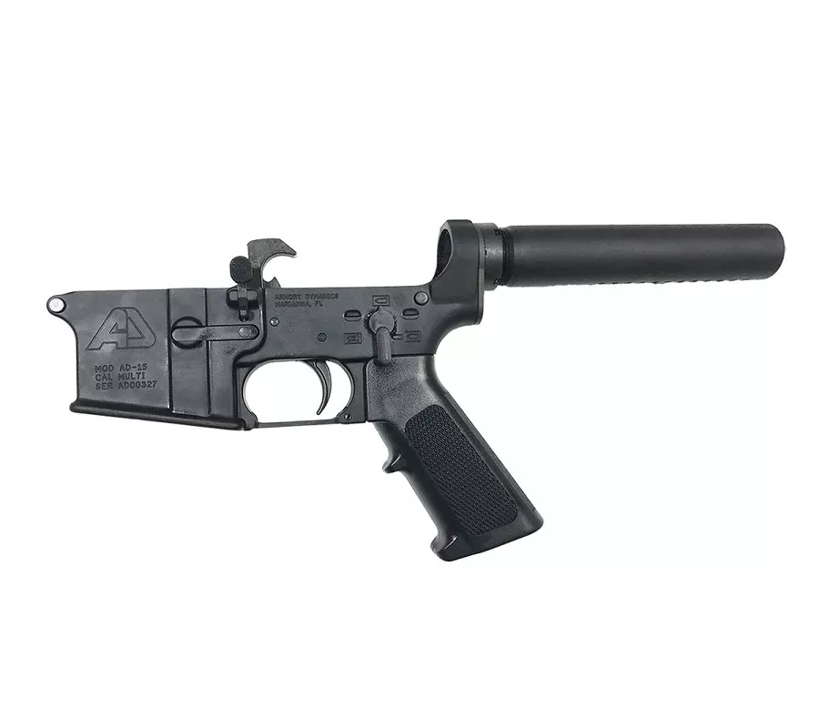 Complete AD-15 Lower w/ Pistol Tube