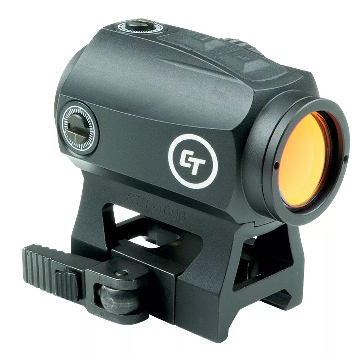 Crimson Trace CTS1000 CTS-1000Matte Black, 1x22mm, 2 MOA Illuminated Red Dot Reticle, Carbine/Rifle