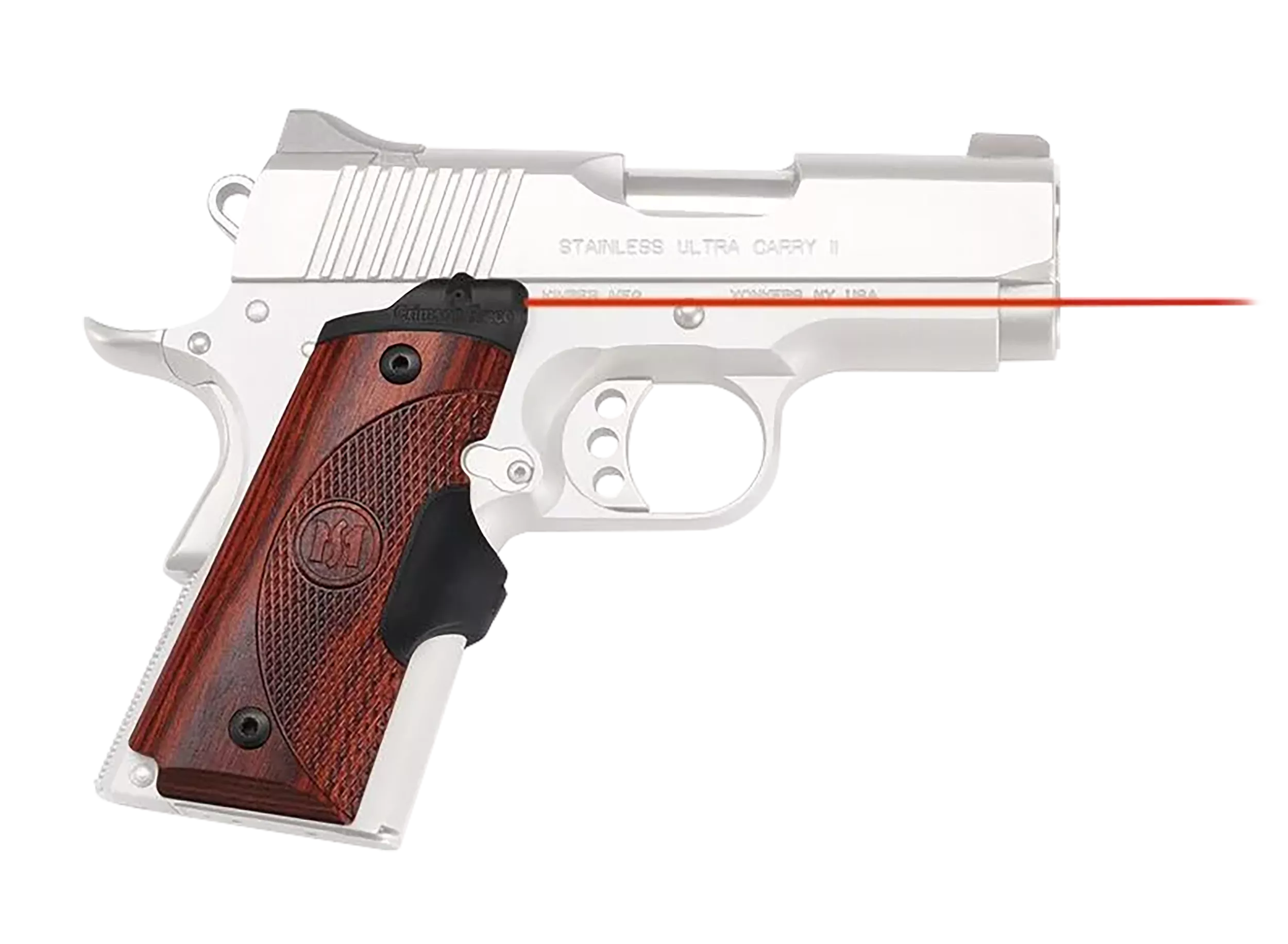 Crimson Trace LG902 Lasergrips Master Series 1911 Compact, Red Laser Rosewood