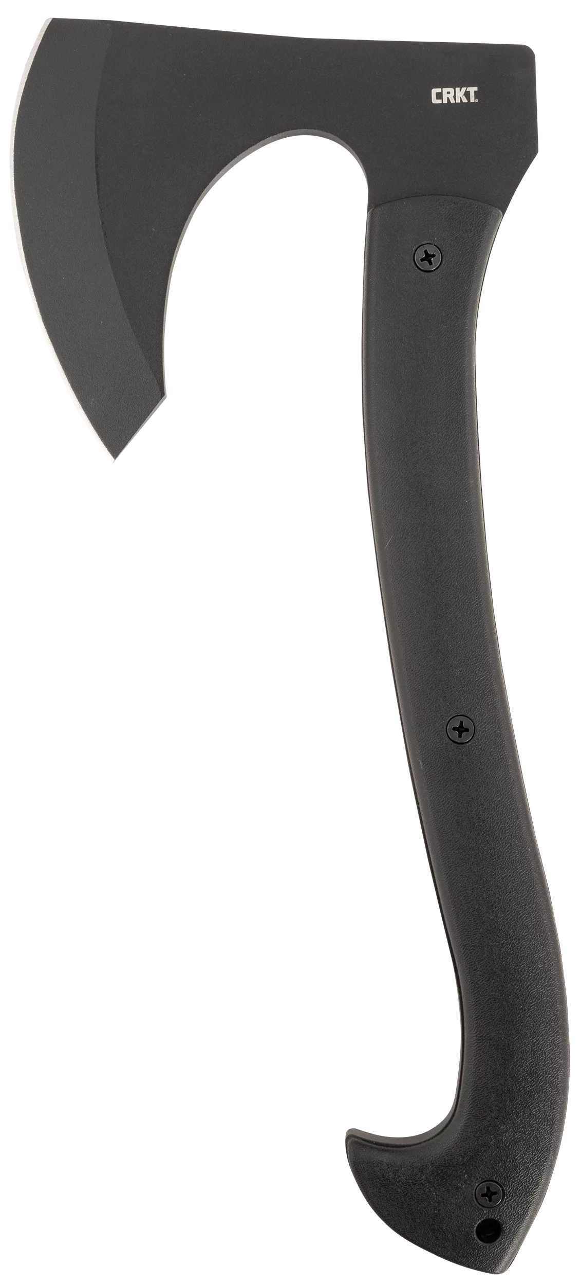 CRKT 2917 Skeggox4.83" Plain Axe w/Beard, SK-5 Steel Blade, Black Contoured GRN Handle, 12.94" OAL