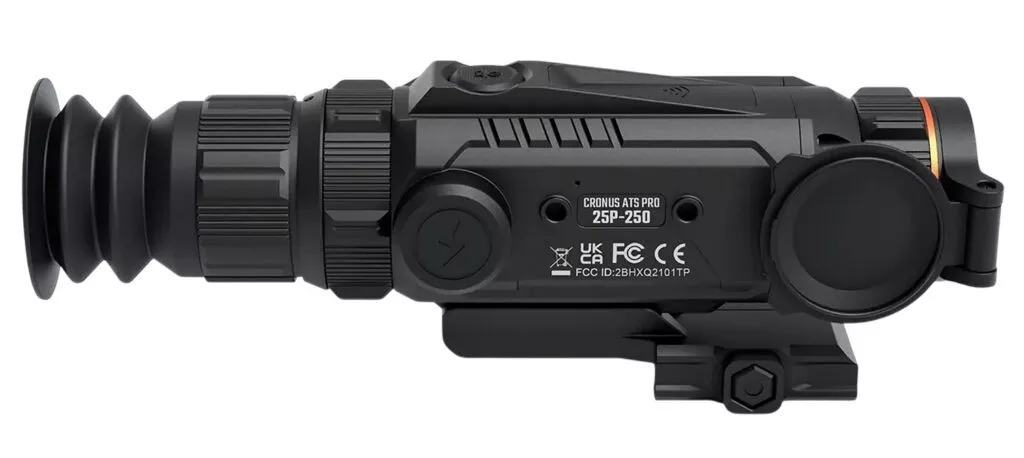 CRONUS ATS PRO 25P-250 3.6-14.4X THERMAL RIFLE SCOPE CRONUS ATS PRO 25P-250 3.6-14.4X MAG 256×192 PICATINNY BLK