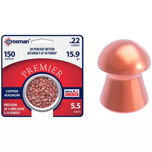 Crosman Premier Copper Pellet.22 150 pk.