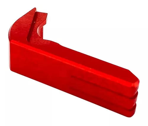 Cross Armory CRGMCRD Mag CatchExtended Compatible w/ Glock Gen1-3/P80 Red Anodized Aluminum