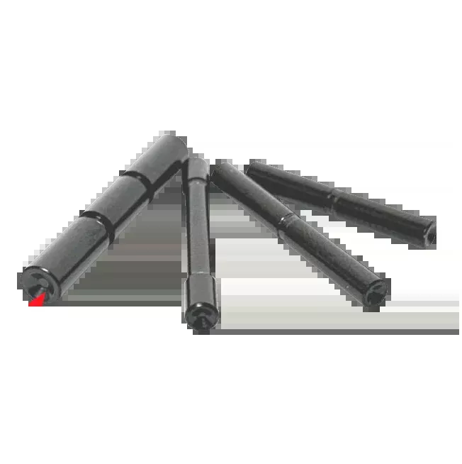 Cross Armory Dimpled 4-Pin Set for Glock Gen4 Pistols, 4140 Ordnance Steel, Black CRG4PSBK
