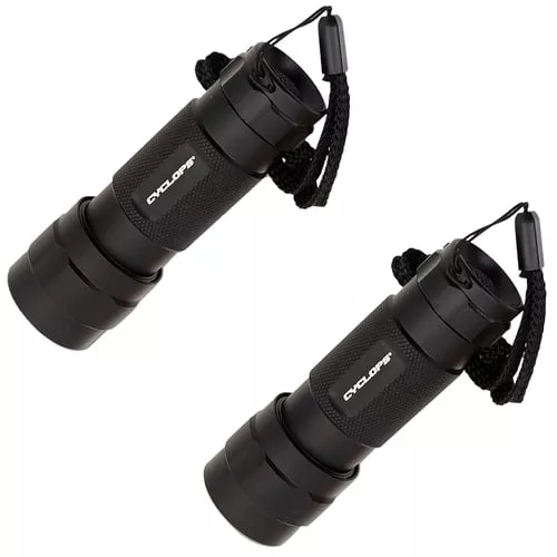 Cyclops CYCFL142PK 14 LED FlashlightBlack Anodized 80 Lumens White14 LED