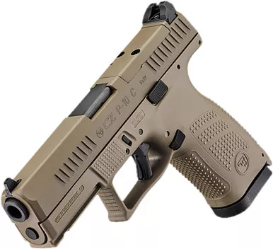 CZ-USA 91577 P-10 C Compact Frame 9mm Luger 15+1 4.02" Black Stainless Steel Barrel